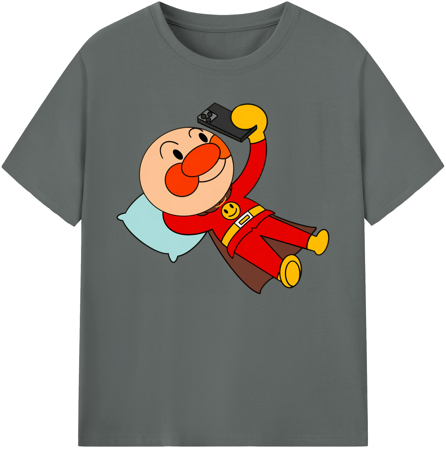 （画像用） アンパンマン Anpanman 綿100％ メンズ半袖Tシャツ｜肌触りやわらか＆通気性